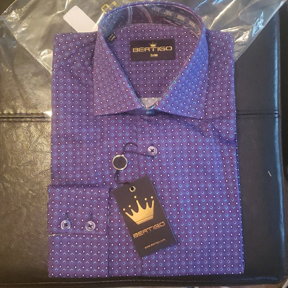 Mens NWT Bertigo dress shirt